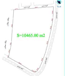 فروش زمین نیمه بافت در محمودآباد 10465 متر