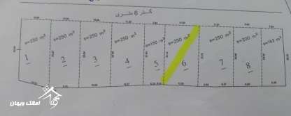 فروش زمین در سرخرود 250 متری