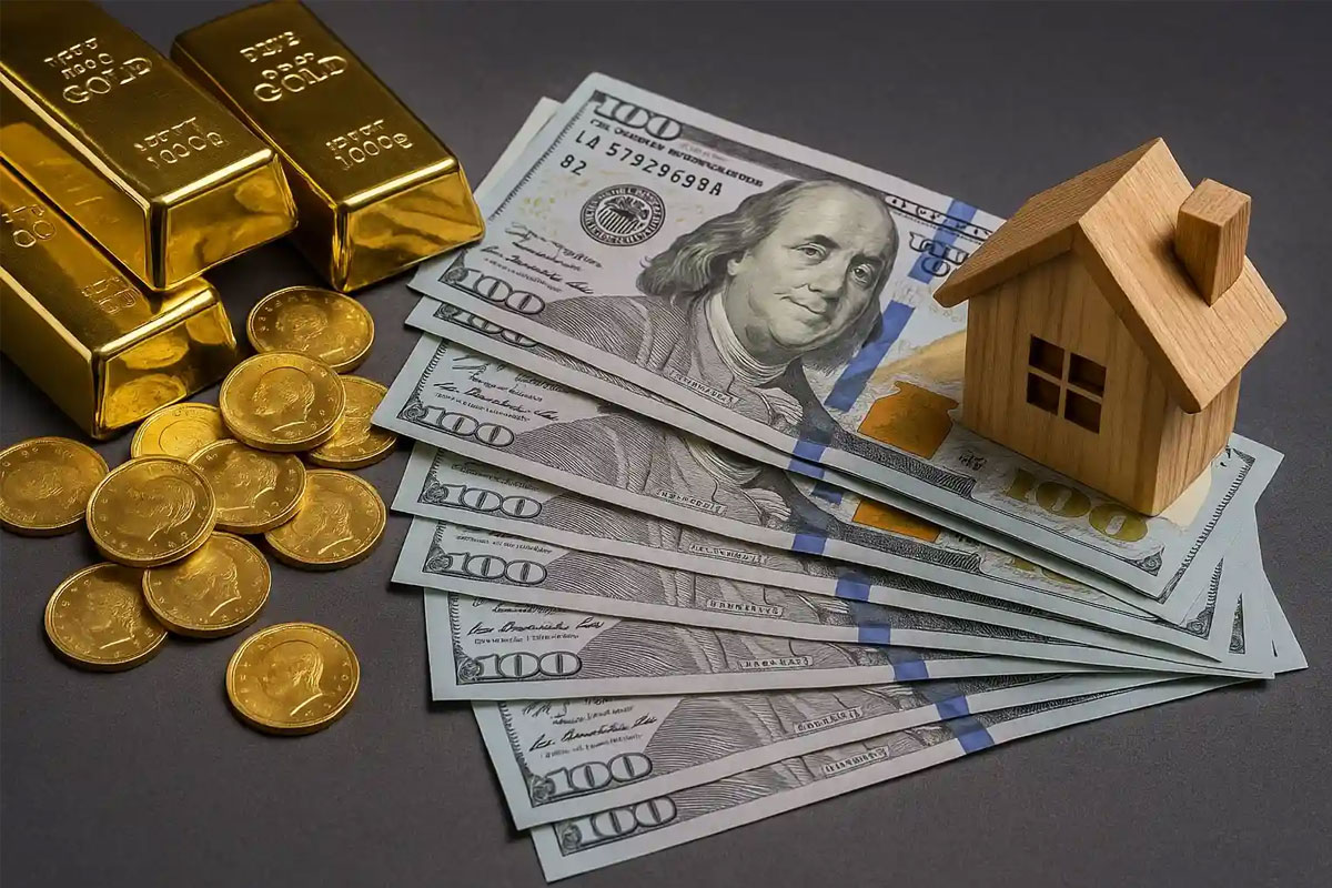 سرمایه‌گذاری در طلا، ارز یا ملک؟ کدام یک بهترین انتخاب است؟